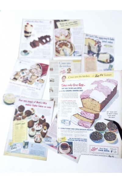 Scrapbook Cake Temalı Vintage Scrapbook Kağıdı / Bullet Journal/ Scrapbooking...