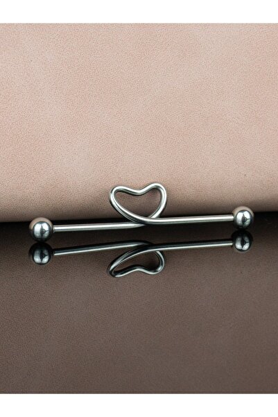 MORNEVA Kalp Çelik Köprü İndustrial Piercingi