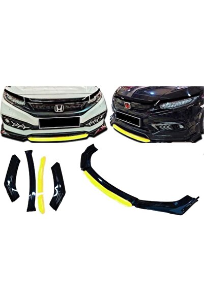SAHLAN Nkt Group Nkt Group Chevrolet Cruze Uygun Universal Flaplı 4 Parça Lip...
