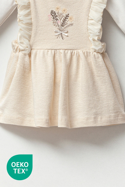 Cassiope Mini Princess Girl Baby 2-Piece Set Jacquard Knitted Fabric