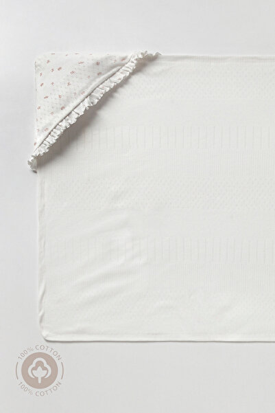 Cassiope Sweetie Kız Bebek Battaniye 80cm x 85cm %100 Pamuk Pointel Ribana