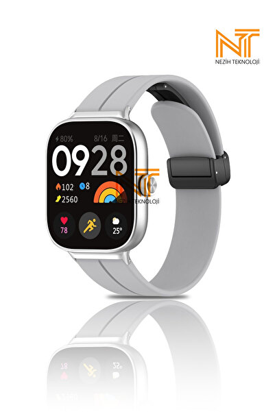 Nezih Case Xiaomi Redmi Watch 4 / 5 Xiaomi Mi Band 8 Pro Compatible Magnet Buckle a Quality Silicone Cord