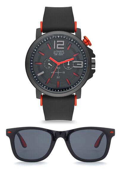 Zzla Set of 2 Unisex Sunglasses and Wristwatches