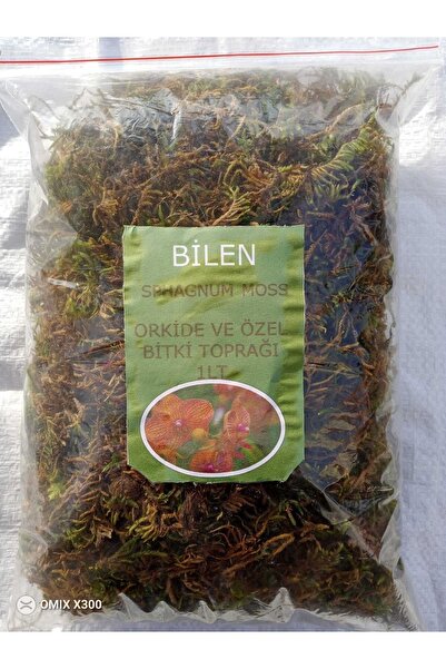 BİLEN ÇİÇEK TASARIM Bilen Sphagnum Peat Moss 1lt. Orkide Toprağı (SPAGNUM YOS...