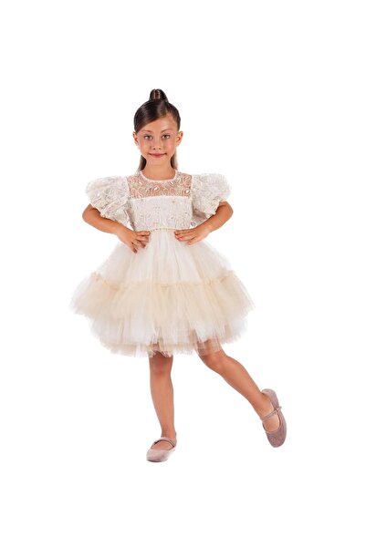 gold margarita تول بالون كم فستان عيد ميلاد الفتاة