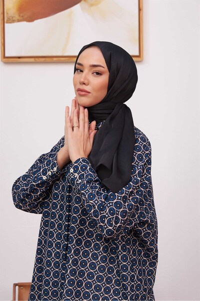 Silk Home Janjan Şal - Tek Taraflı Janjan Şal - Abiye Şal