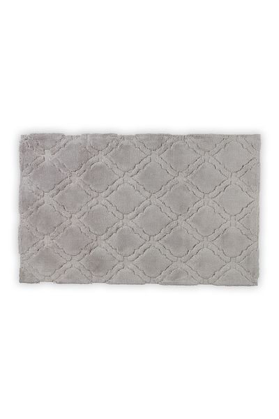Schafer Gray 2 Pack Home Floss Cotton Bath Mat