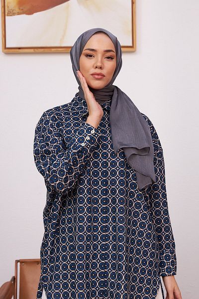 Silk Home Καπνιστό σάλι Janjan μονής όψης