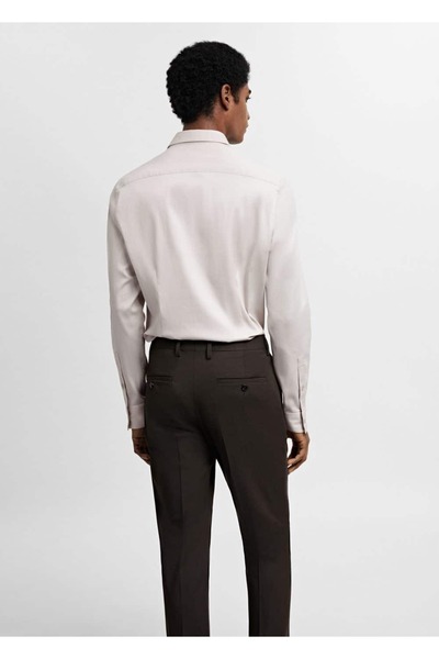 MANGO Man Süper slim fit poplin gömlek