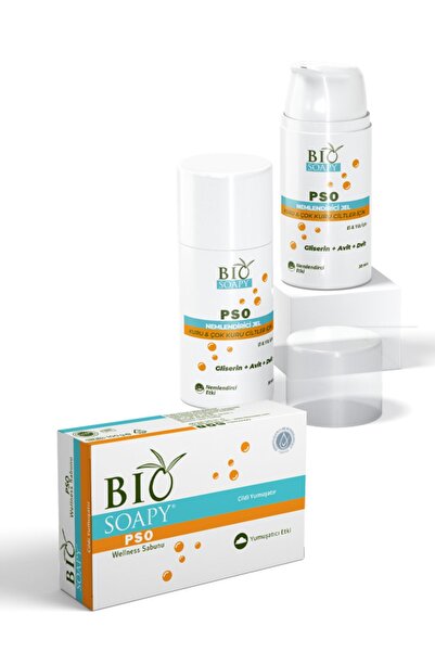 Biosoapy صابون Pso Gel Pso Wellness - مضاد للقشرة، مرطب، مرمم، مجموعة من قطعتين