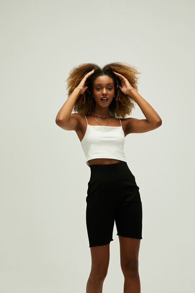 Bad Bear فينياسا كروب توب، رياضية بيضاء اللون