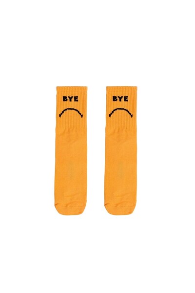 Bad Bear Bye Tall Hardal Baskılı Unisex Çorap