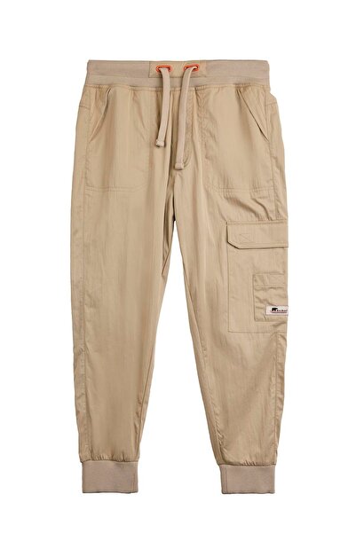 Bad Bear Lucas Beige Kids Trousers - Relaxed Fit