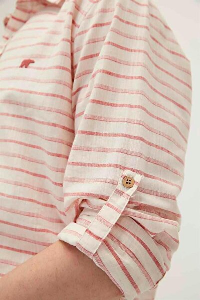 Bad Bear Marshall Shirt Crimson Red Kırmızı Erkek Gömlek