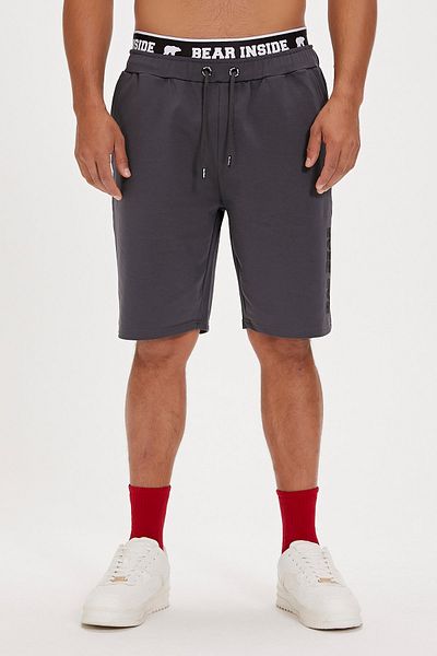 Bad Bear Anthracite Long Line Men's Shorts - 24.01.18.003A