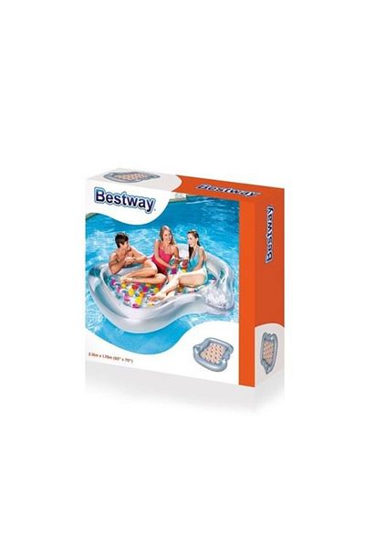 BESTWAY 2 Person Island Luxury Bed - - 216x178 Cm - 43045