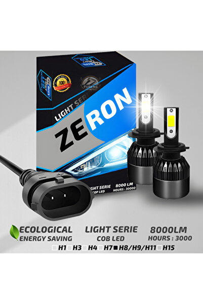 SHOOPLAA Ford Courier 2007-2014 Sis Farı Uyumlu Şimşek Etkili Led Xenon Light Series H11