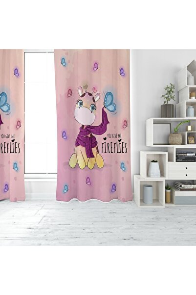 EVSEHOMES CURTINA DE FOIȚĂ CU IMPRIMARE DIGITALĂ GIROFA DRĂGĂ