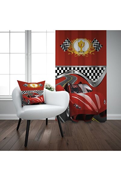 EVSEHOMES Чемпіон Автомобіль Дитяча кімната Одностулкові штори Ef956