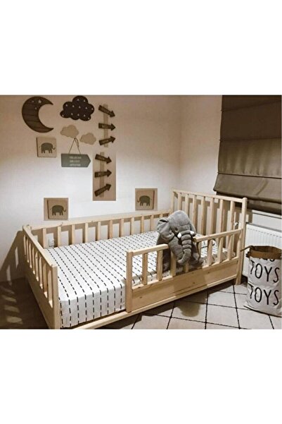 Baby Kinder Tuna Doğal Montessori Bebek Ve Çocuk Karyolası