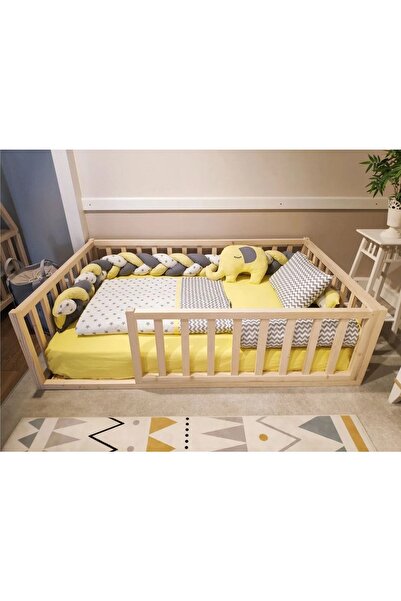 Baby Kinder Trendy Montessori Doğal Bebek Ve Çocuk Karyolası