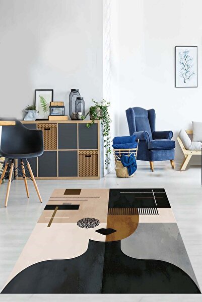 on the clouds Minimalist Dekoratif Yıkanabilir Kaymaz Taban Leke Tutmaz Salon...