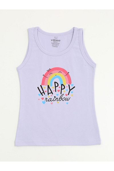 vitmo 3-Piece Cotton Rainbow Athlete Set for Girls