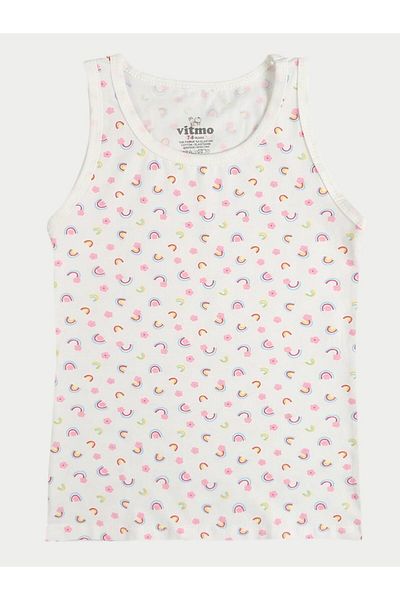 vitmo 3-Piece Cotton Rain Mixed Tank Top Set for Girls