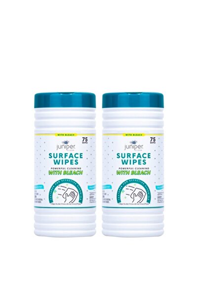 Juniper Clean Çamaşır Sulu Yüzey Temizleme Islak Mendili 2x 75'li Paket