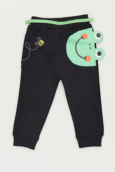 Fulla Moda Frog Detailed Jogger Boys' Sweatpants