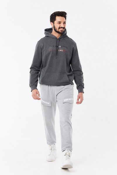 Fulla Moda Printed Elastic Waist Jogger Sweatpants
