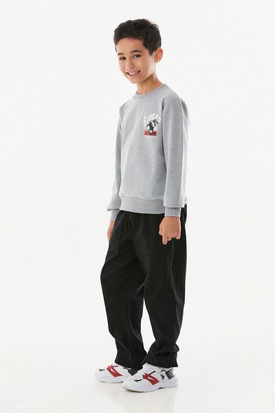 Fulla Moda Φούτερ Boy's Crew Neck - Printed