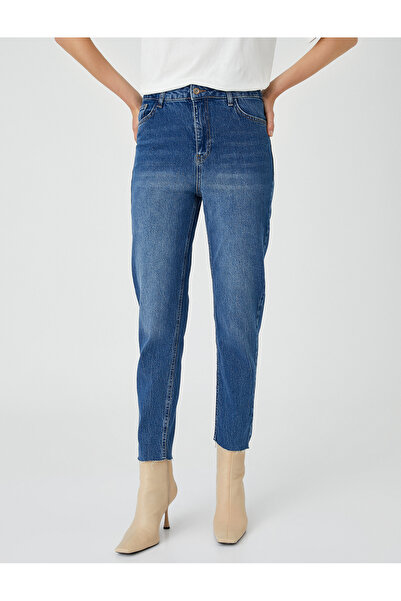 Koton Magas derekú farmer Slim Fit - Mom Slim Jean
