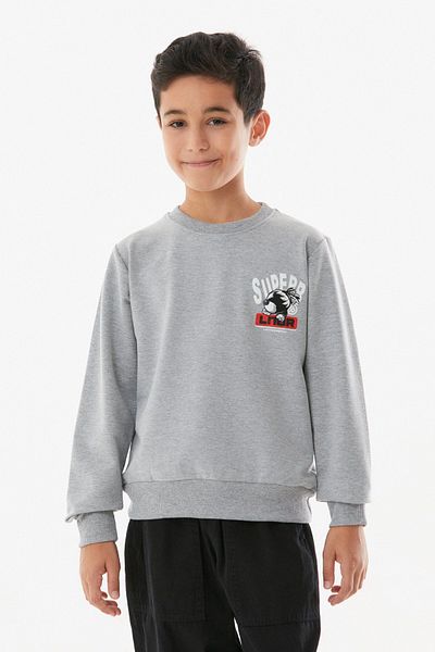 Fulla Moda Φούτερ Boy's Crew Neck - Printed