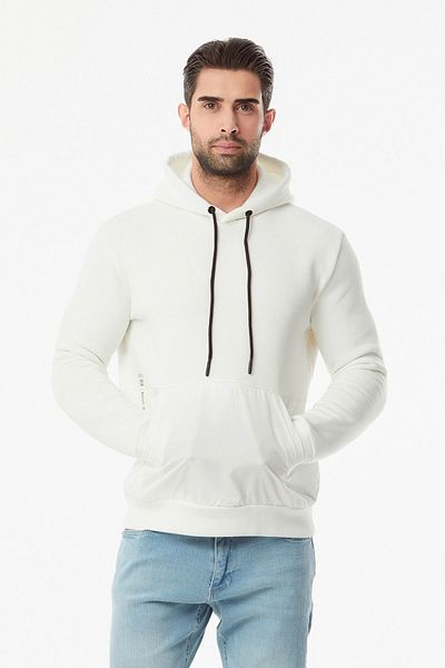 Fulla Moda Суитшърт с цветни блокове и джобове кенгуру