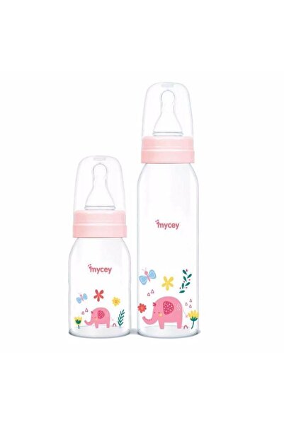 1001cesit.avm Mycey 2'li Cam Biberon 125 ml - 250 ml