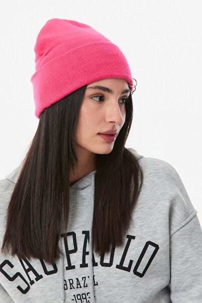 Fulla Moda Unisex Basic Beret with Piercing
