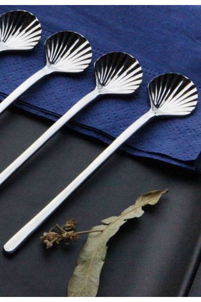 ÖzSa Home 6 Pieces Luxury Teaspoon Coffee Nescafe Presentation Jam Spoon Set Boxed 12cm 18/10 Stainless Steel