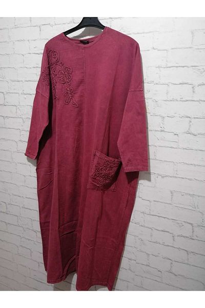 anne moda ankara Μακρύ καλοκαιρινό φόρεμα 100% βαμβακερό κατά του ιδρώτα