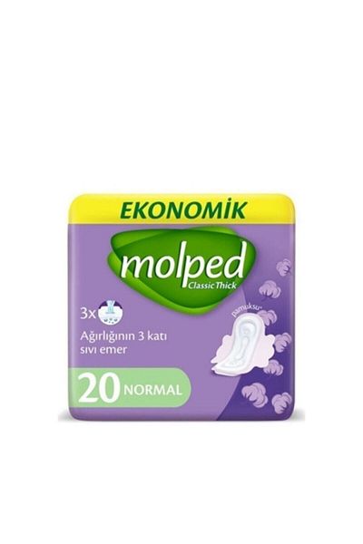 Molped Classic Thick Economic Normal 20pcs x 2 Pieces