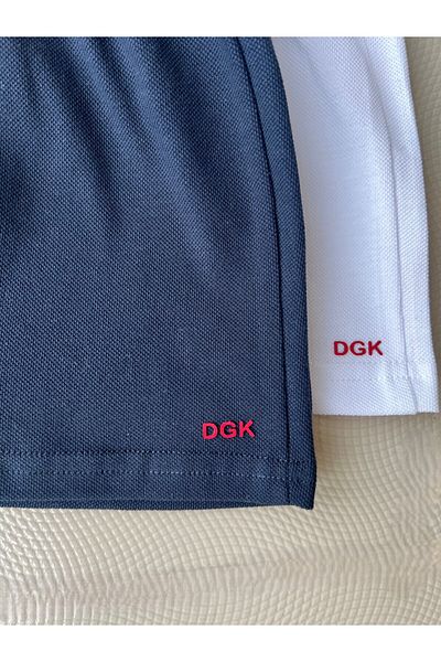 DGK COLLECTİON Boys' and Girls' Shorts - 2-Piece Printed 100% Cotton Pike