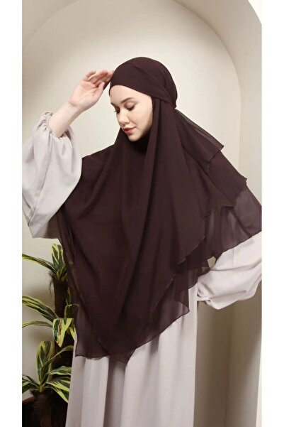 İSTANBULSTYLEMODA Σουφλέ Khimar Shawl με Hijab Veil - ŞAL2320