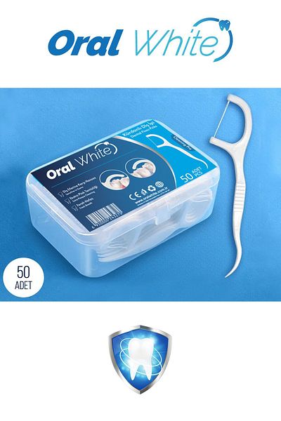 Oral White Cleaning Pro Dental Floss Plain