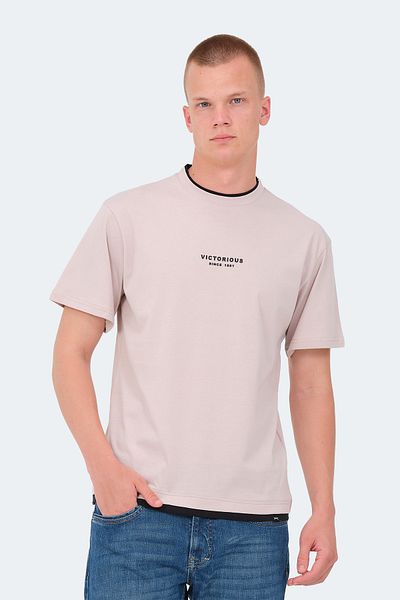 Slazenger Ανδρικό T-Shirt VRENI - Πέτρινο Γκρι