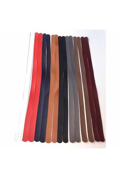 orhanucuzluk Τσάντα με λαβή από συνθετικό δέρμα Navy Blue 70 cm