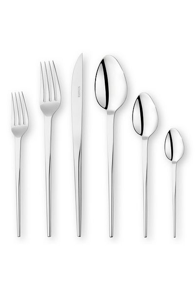 Schafer Hamburg 72 Piece Fork Spoon Knife Set-silver