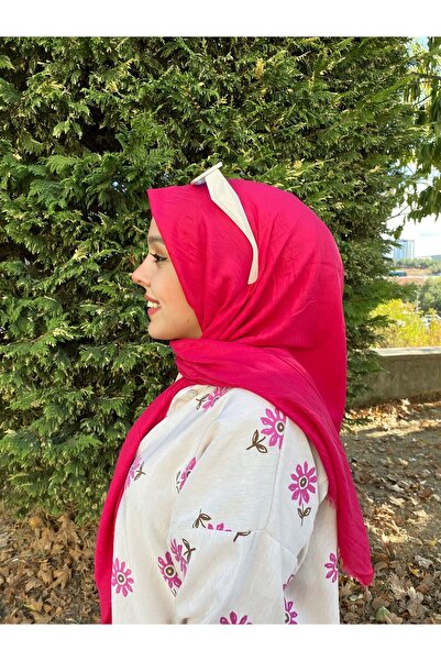 HeavenlyScarfs Bamboo Crash Scarf Neon Pink