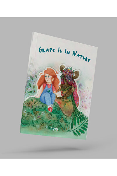 Grape is in Nature (Üzüm Doğanın Kucağında) İngilizce Çocuk  Resimli TOHUMLU Çevre Kitabı