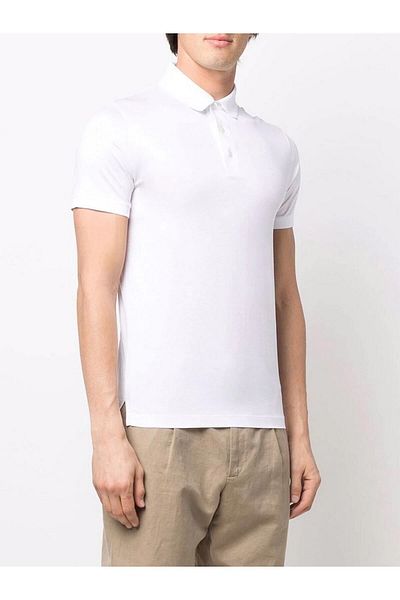 Emporio Armani Ανδρικό λογότυπο κοντομάνικο βαμβακερό λευκό μπλουζάκι με λαιμόκοψη 8N1F98 1JUVZ-0100