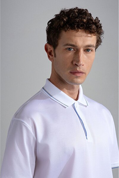 PAUL&SHARK Ανδρικό βαμβακερό μπλουζάκι με γιακά πόλο με κοντό μανίκι με κουμπιά 24411259 -010